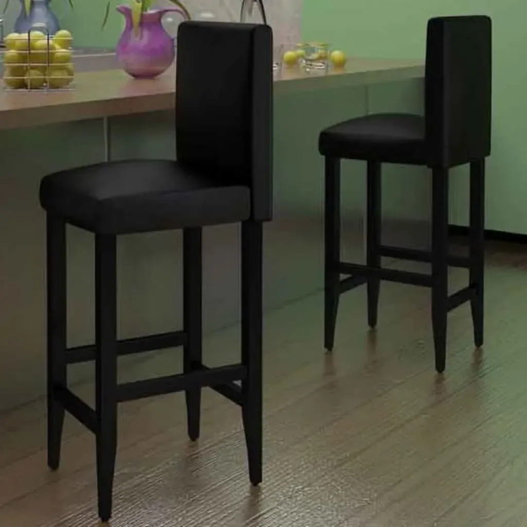 Bar Stools 2 pcs Faux Leather Price