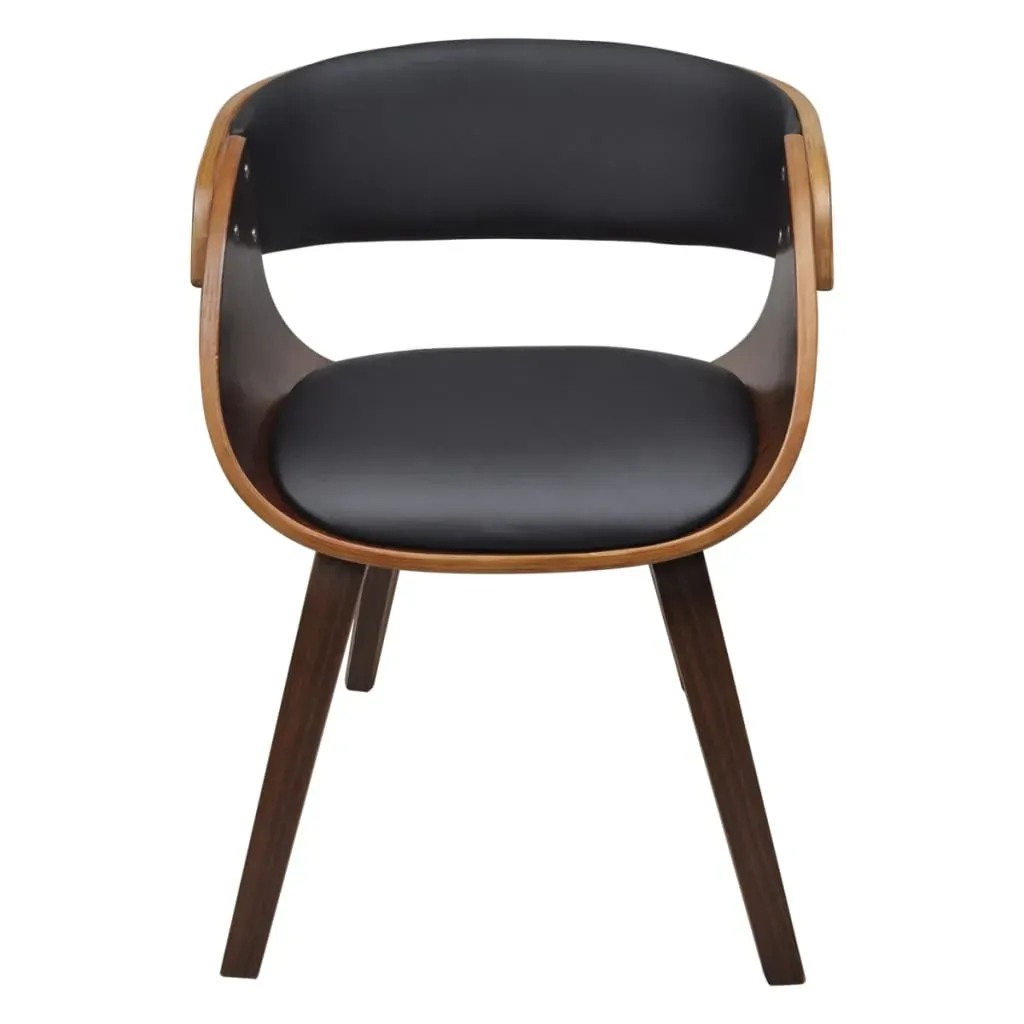 Dining Chair Bent Wood and Faux Leather Price