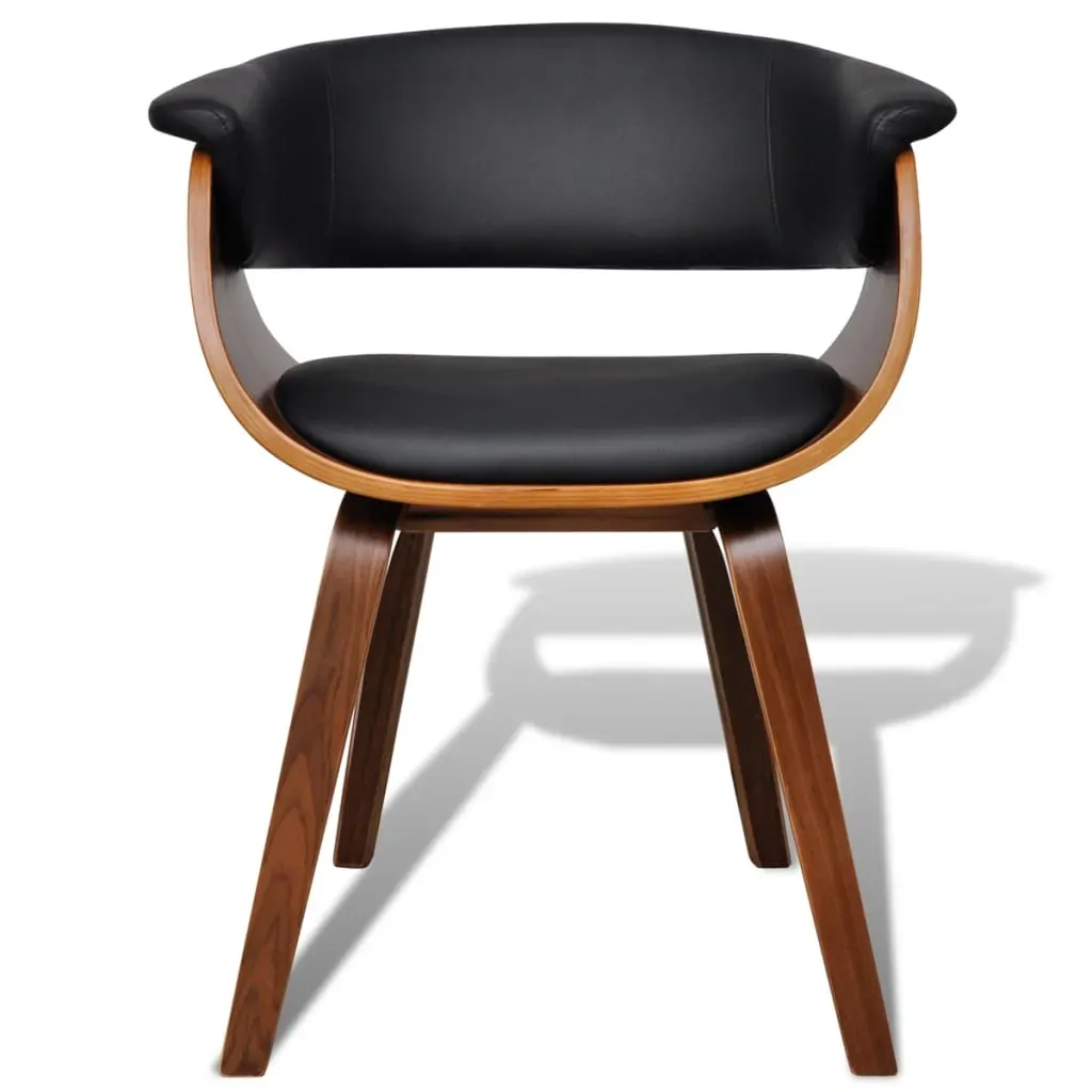 Dining Chair Bent Wood and Faux Leather Price