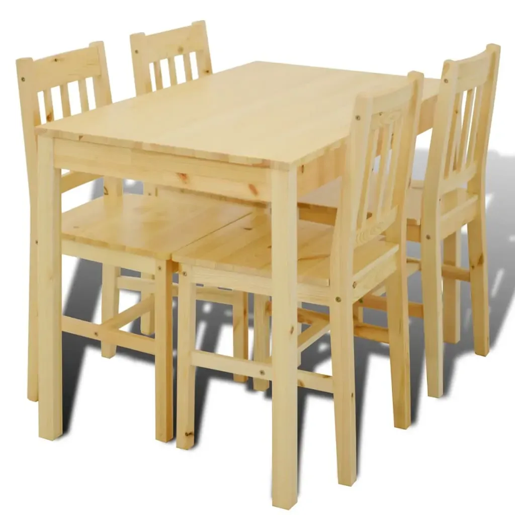 Wooden Dining Table with 4 Chairs Price