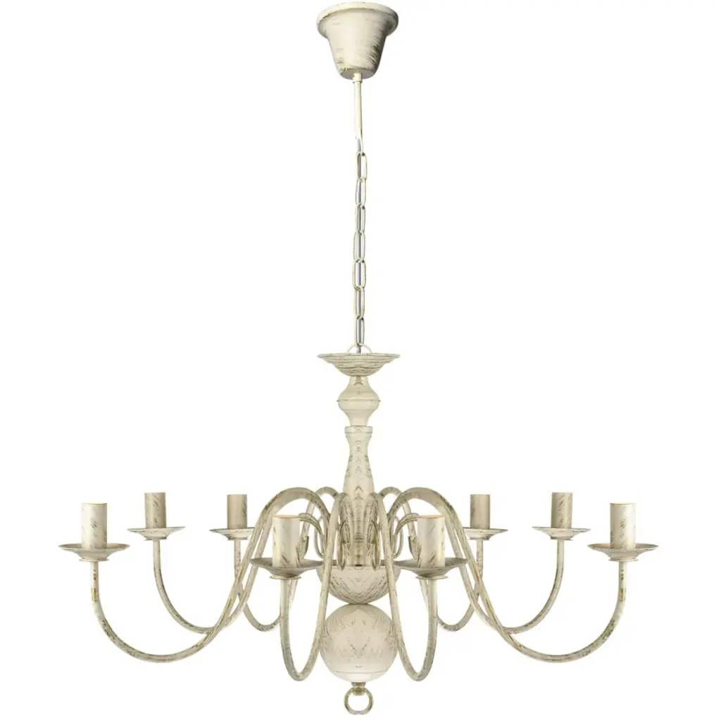 Antique Metal Chandelier 8 x E14 Bulbs Price