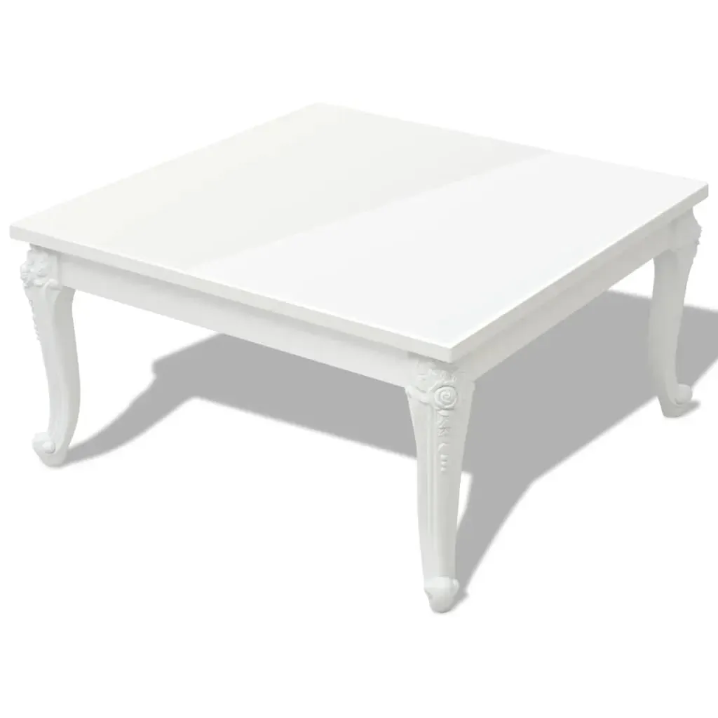 Coffee Table High Gloss White Price