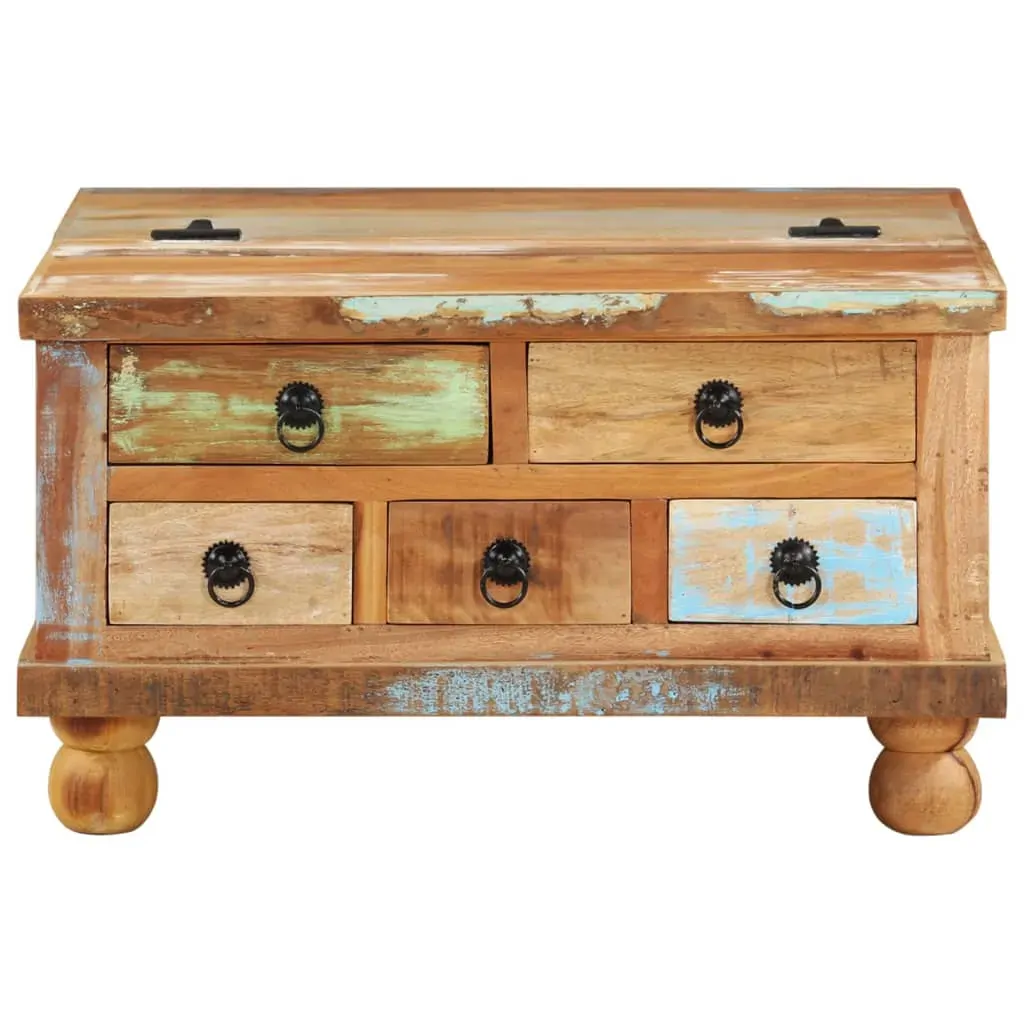 Coffee Table Reclaimed Wood 70x70x38 cm Price