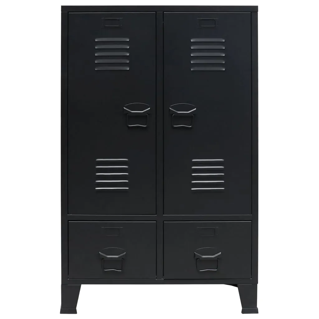 Wardrobe Metal Industrial Style 67x35x107 cm Price