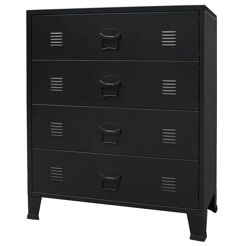 Chest of Drawers Metal Industrial Style 78x40x93 cm Price