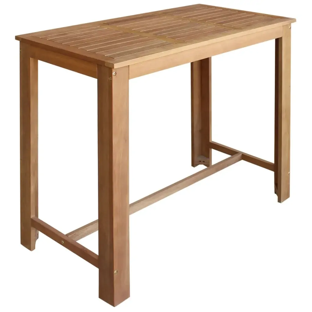 Bar Table and Chair Set Solid Acacia Wood Price