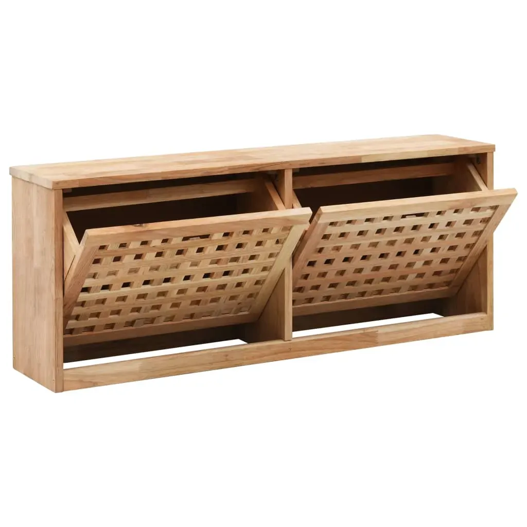 Shoe Storage Bench Solid Walnut Wood Price