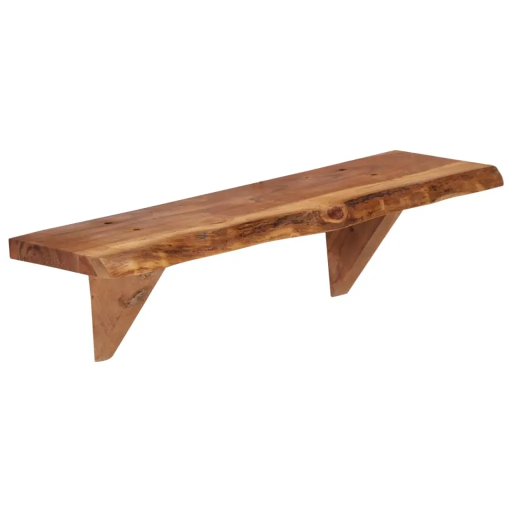 Wall Shelves 2 pcs Solid Acacia Wood Price