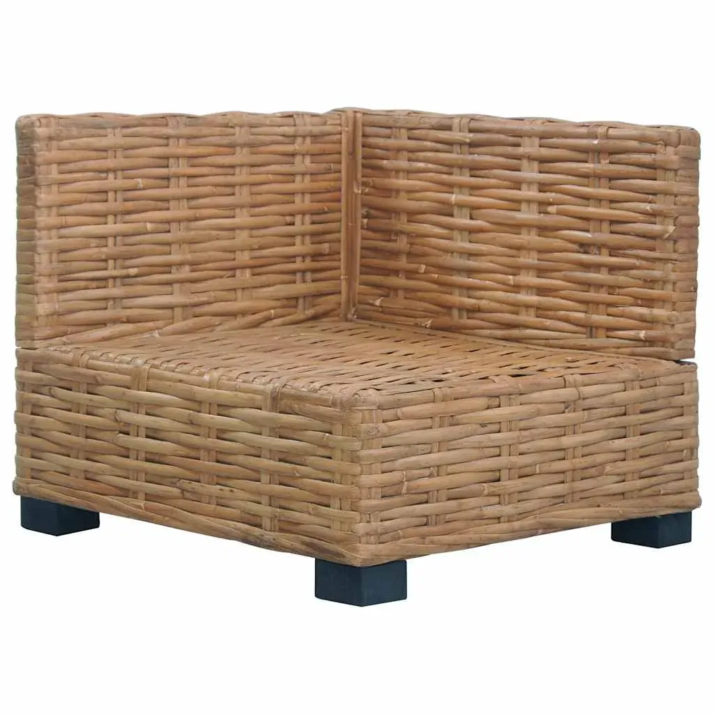 Sofa with Cushions Natural Rattan Price