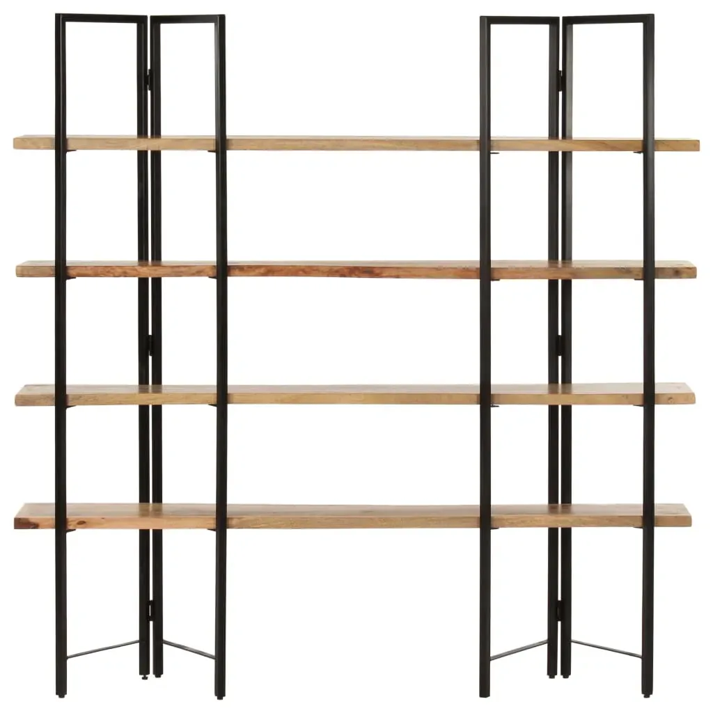 4-Tier Bookcase Solid Mango Wood Price