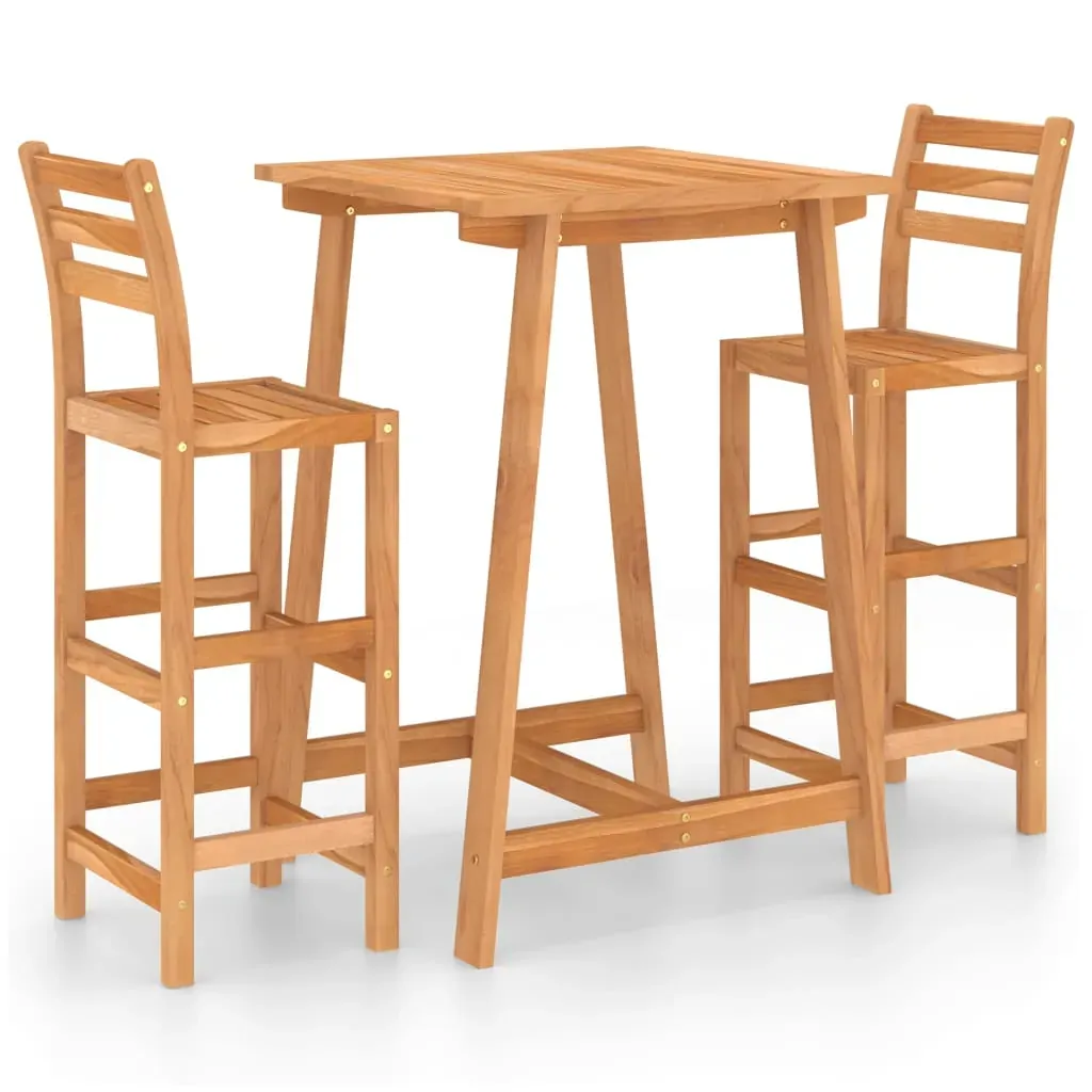 Outdoor Bar Set Solid Acacia Wood Price