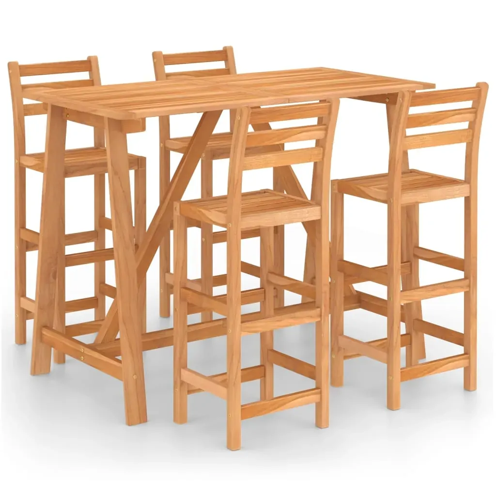 Outdoor Bar Set Solid Acacia Wood Price