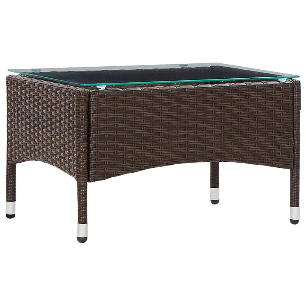 2 Piece Garden Lounge Set with Cushion Poly Rattan Price