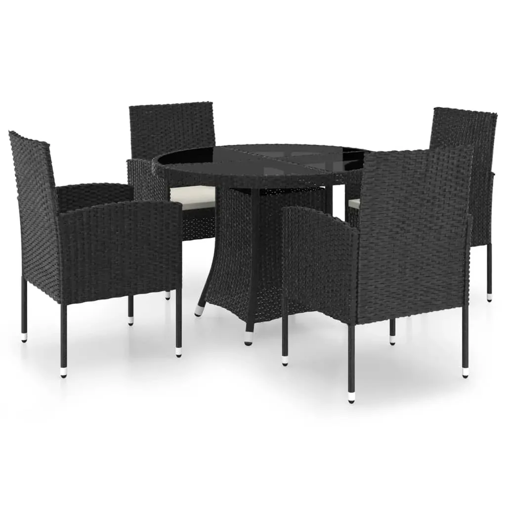 5 Piece Garden Dining Set Poly Rattan Price