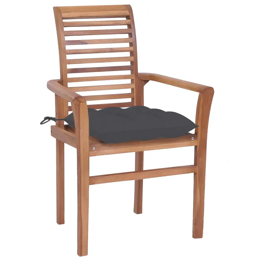 Dining Chairs with Cushions Solid Teak Wood Price