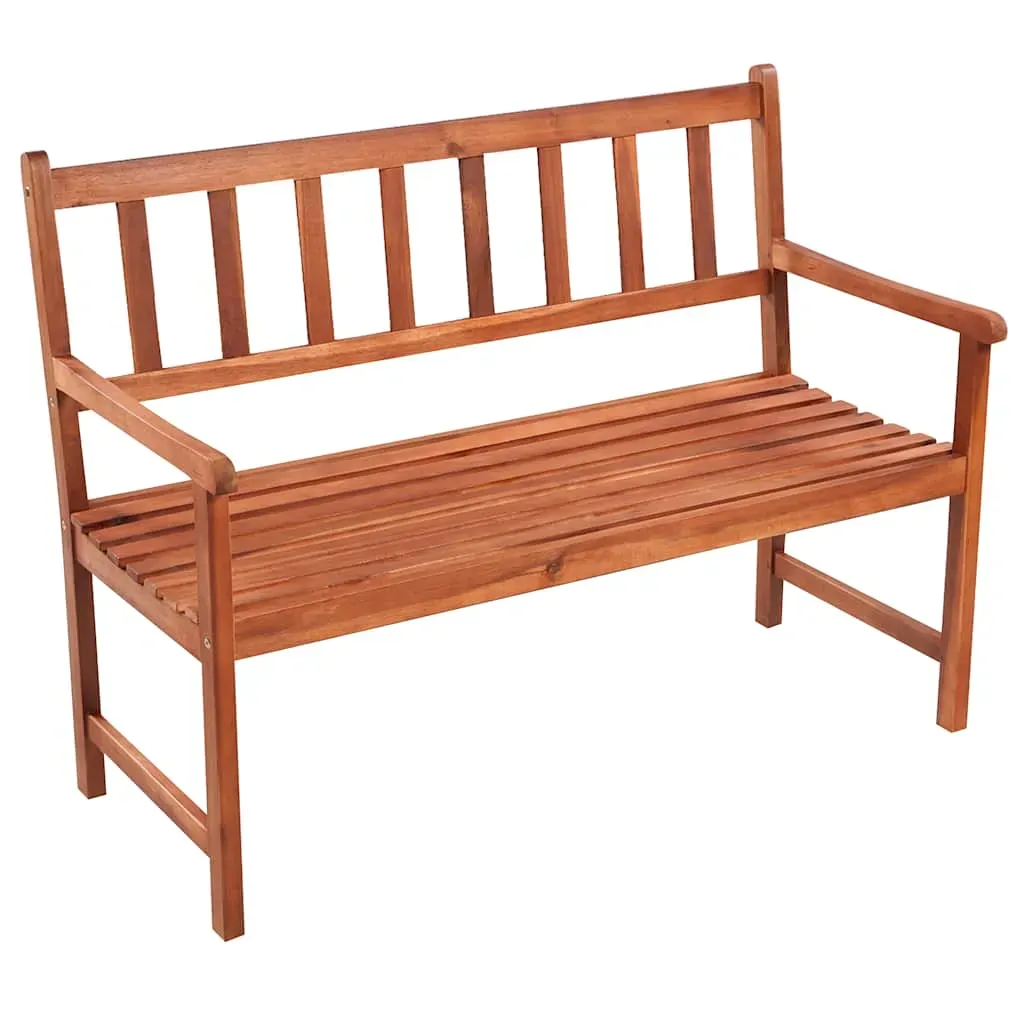 Garden Bench with Cushion Solid Acacia Wood Price