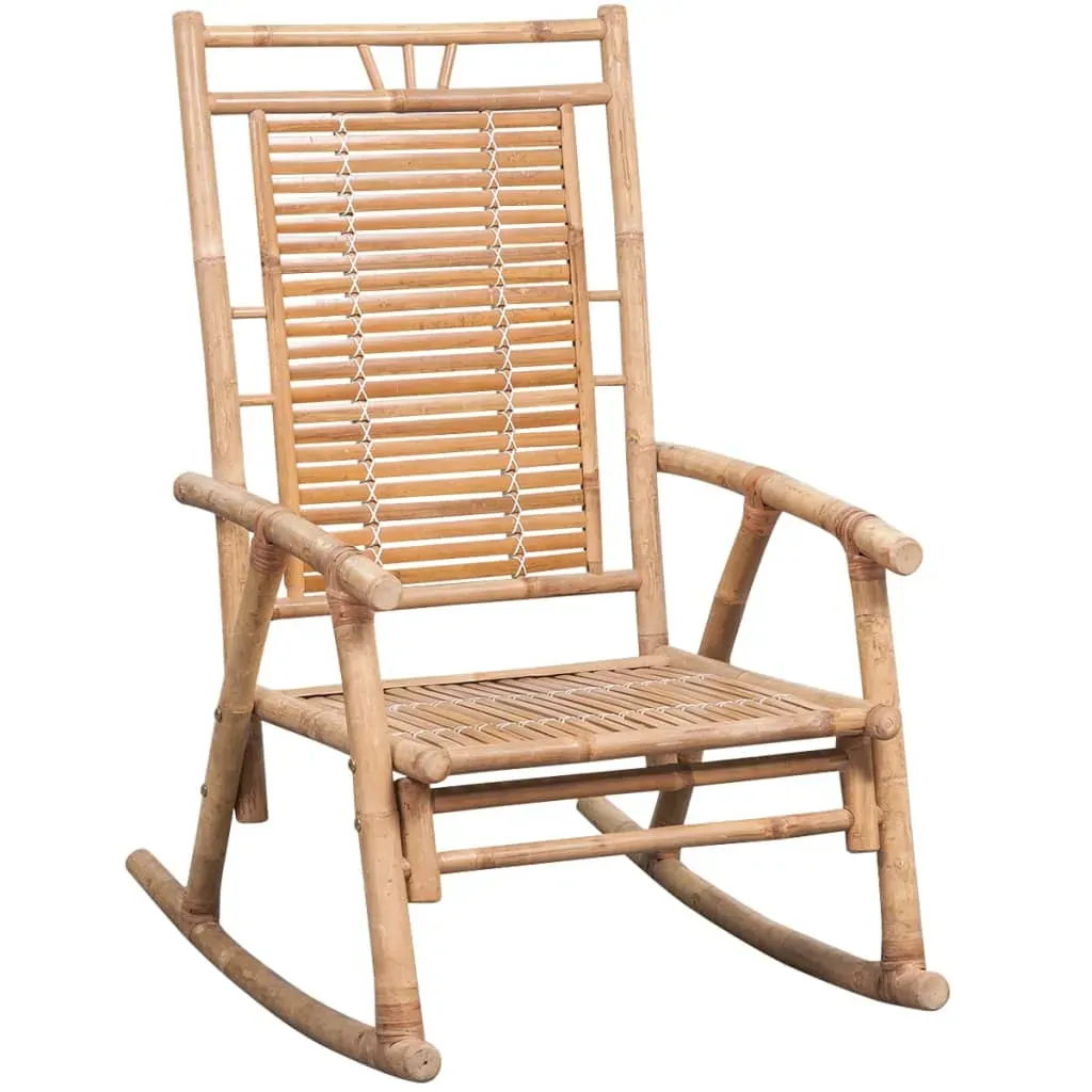 Rocking Chair with cushion Bamboo Price