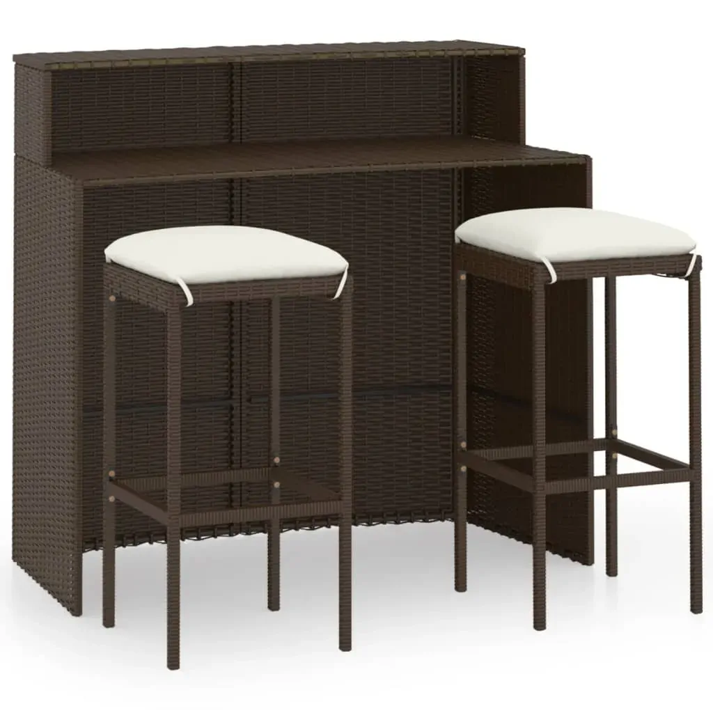 Garden Bar Set with Cushions Price