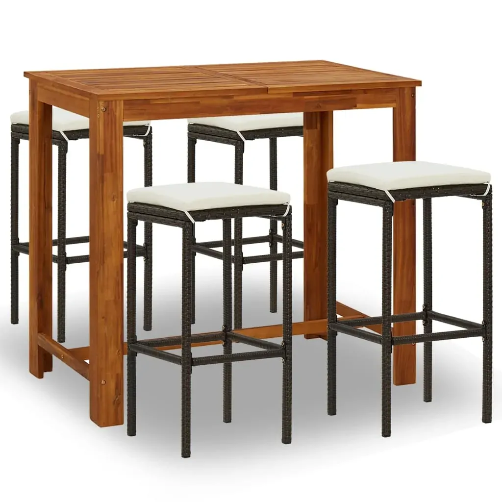 Garden Bar Set with Cushions Price