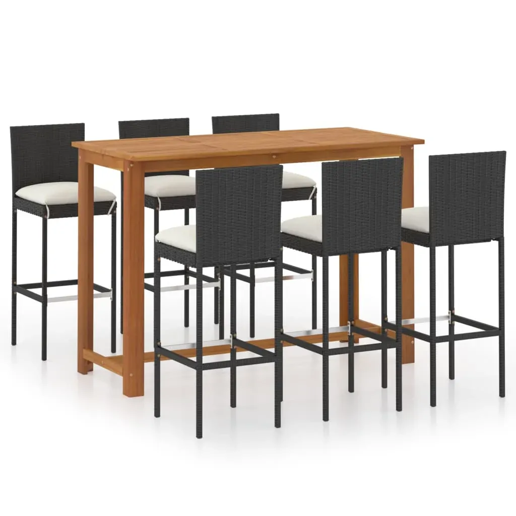 Garden Bar Set with Cushions Price