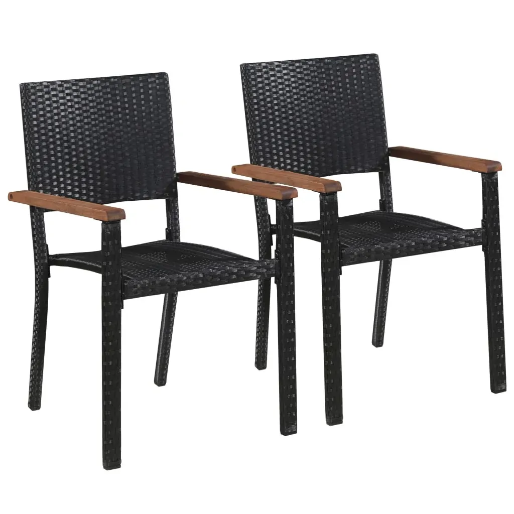 Garden Dining Set Black Price
