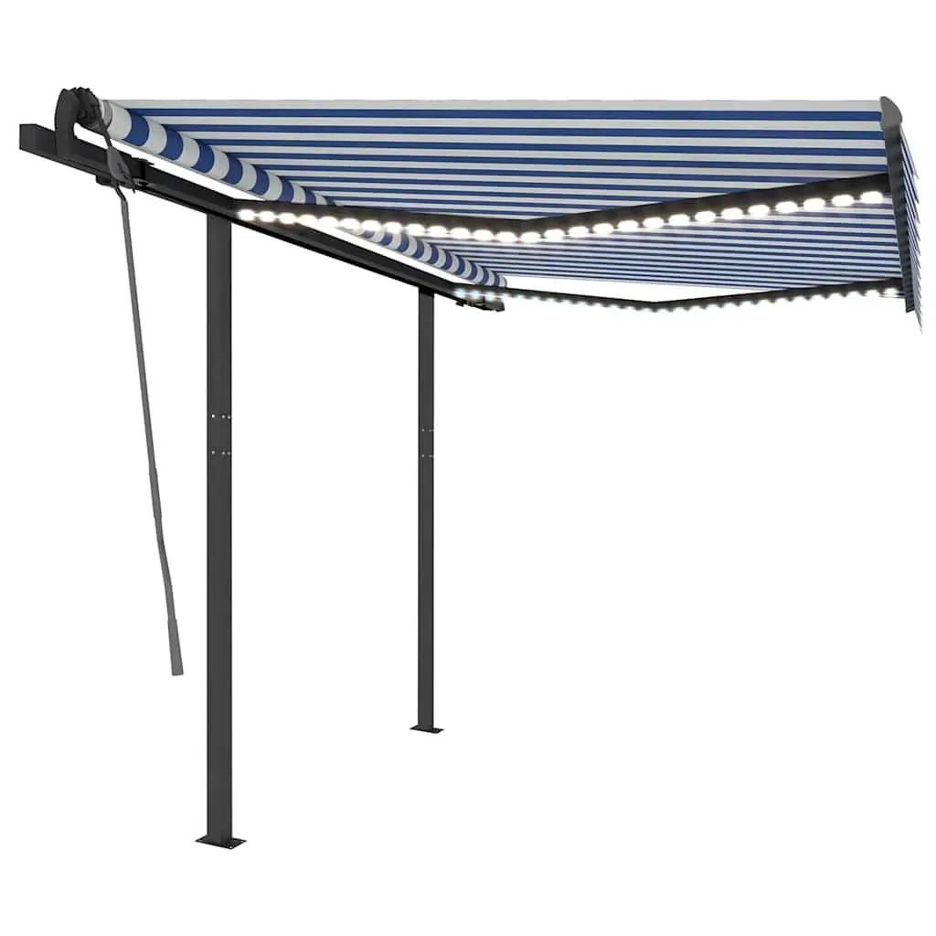Manual Retractable Awning with LED Price