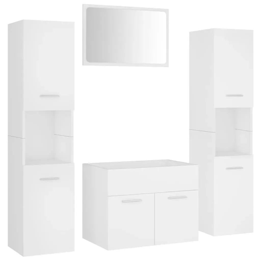 Bathroom Furniture Set Engineered Wood Price