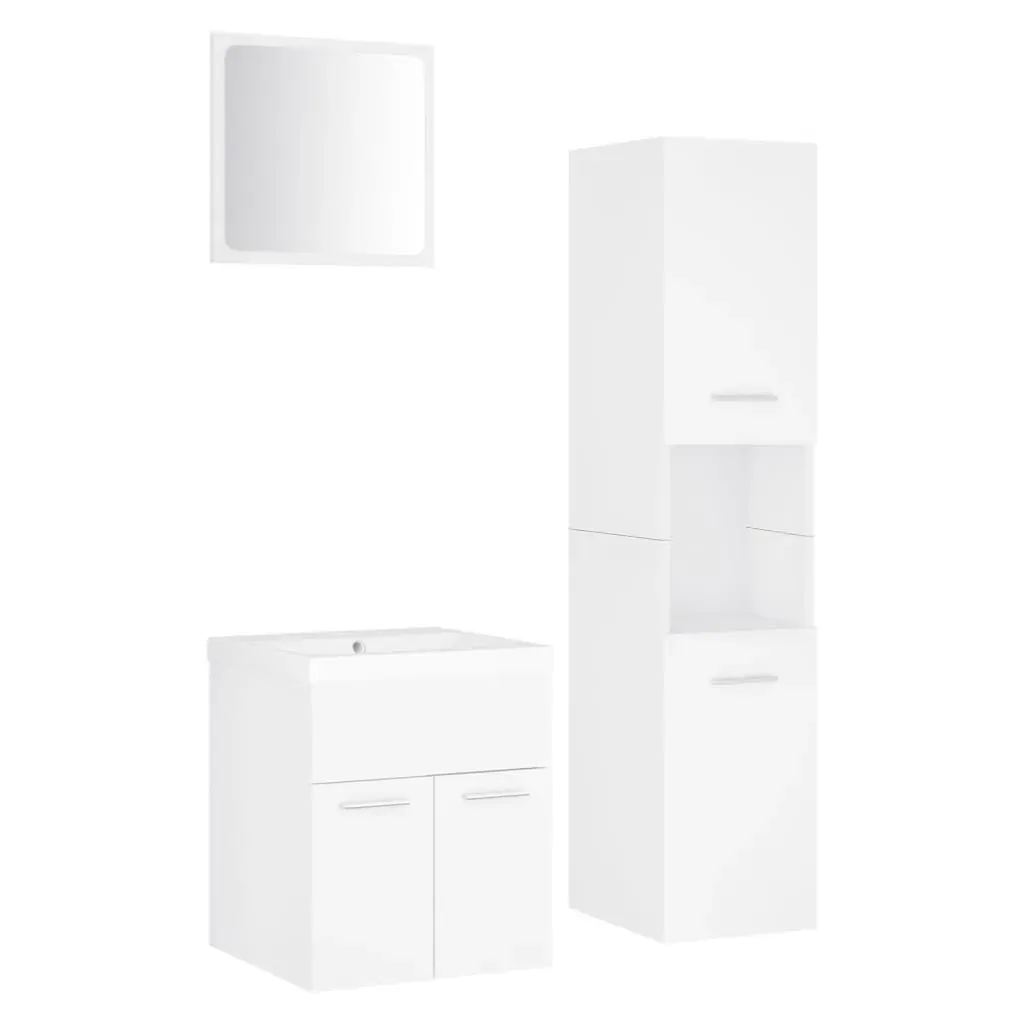 Bathroom Furniture Set Engineered Wood Price