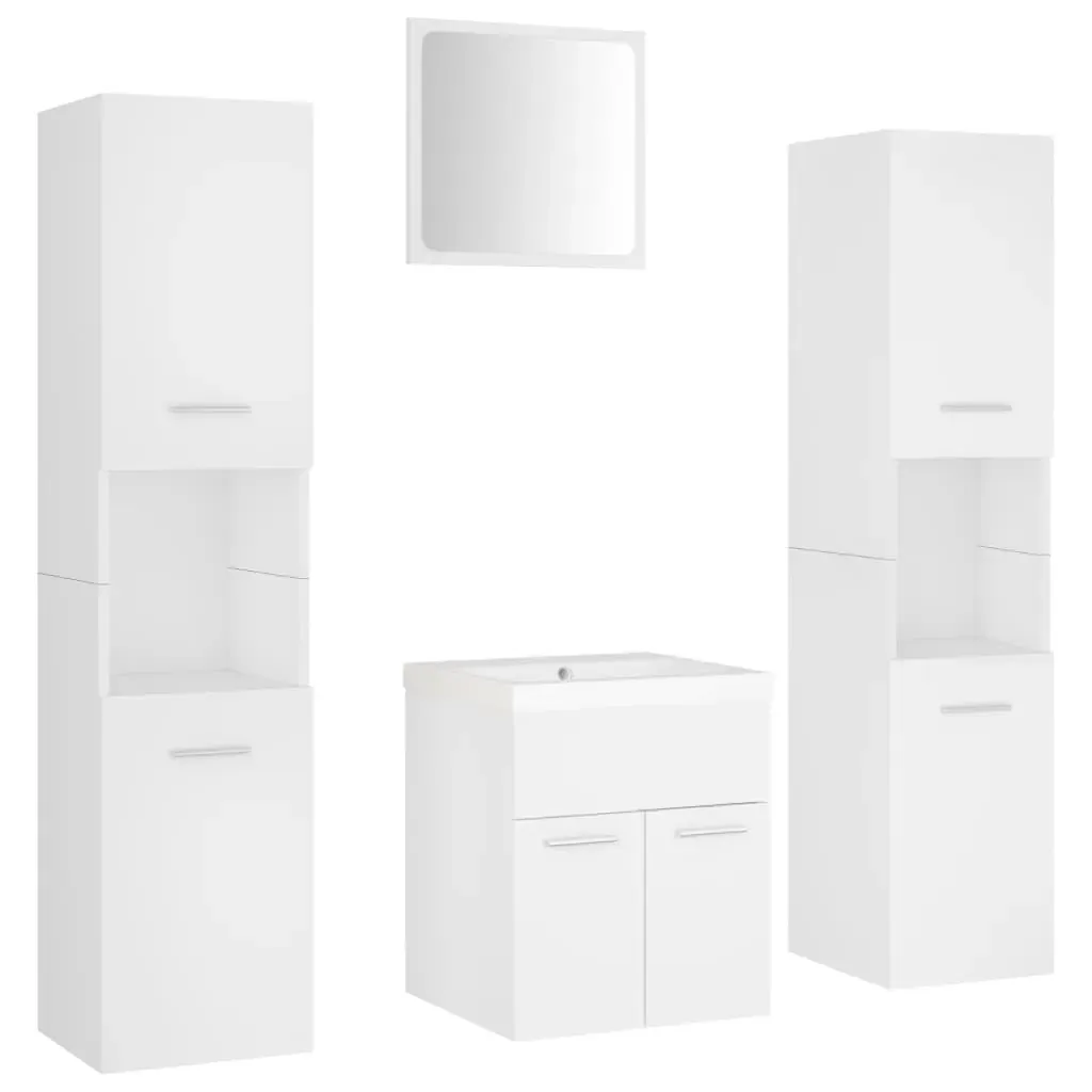 Bathroom Furniture Set Engineered Wood Price