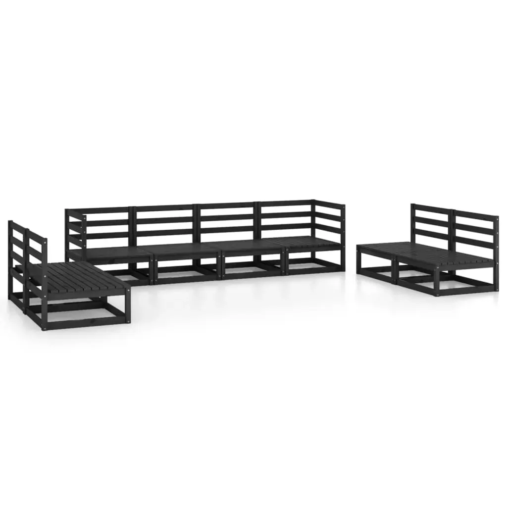 8 Piece Garden Lounge Set Solid Pinewood Price