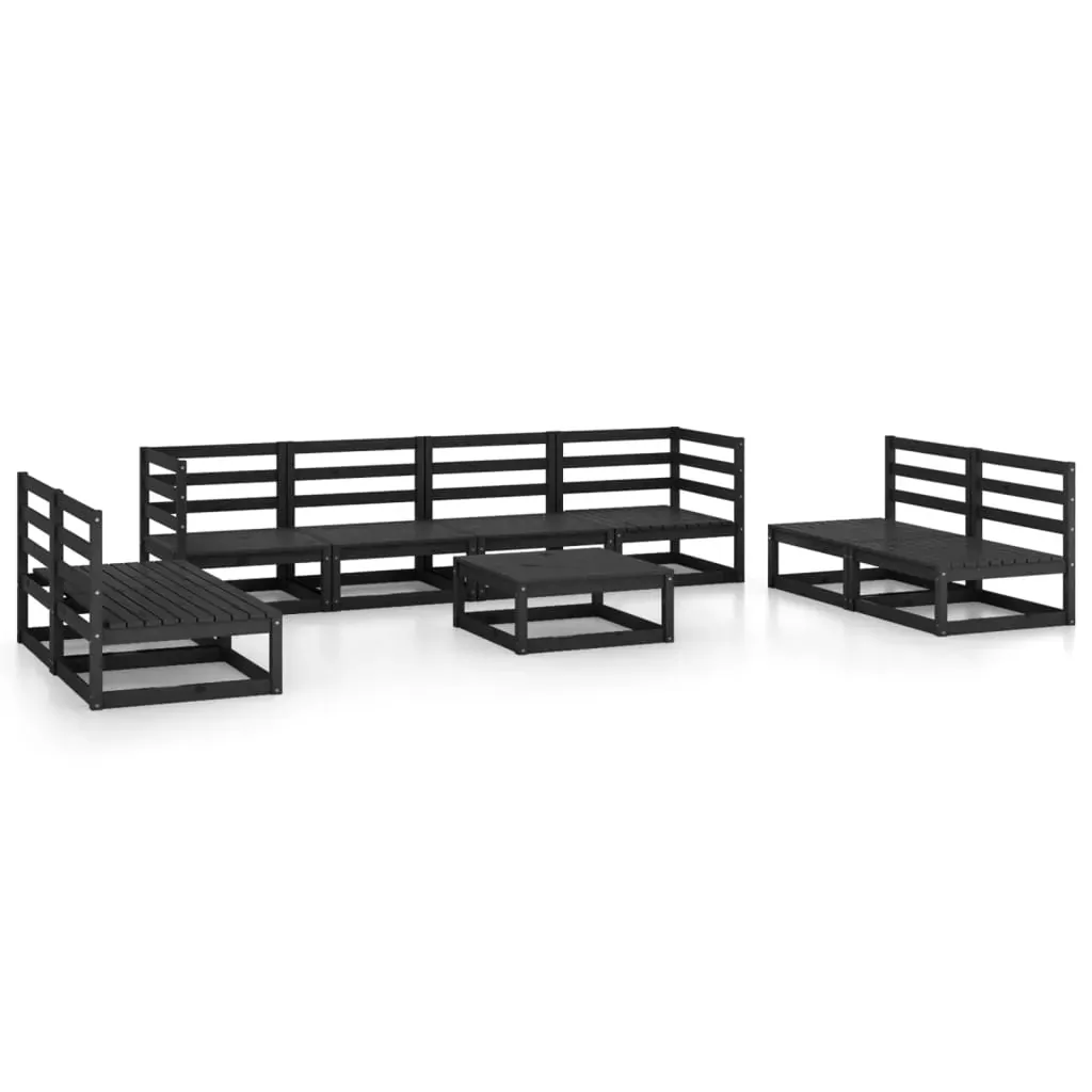 9 Piece Garden Lounge Set Solid Pinewood Price