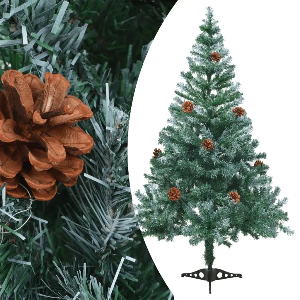 Frosted Christmas Tree with LEDs&Pinecones Price