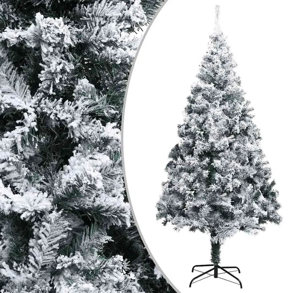 Artificial Christmas Tree LEDs&Ball Set&Flocked Snow Green Price
