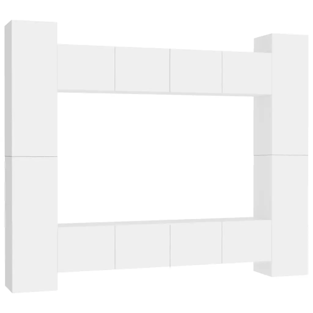 Caledonia 8 Piece TV Cabinet Set Engineered Wood Price
