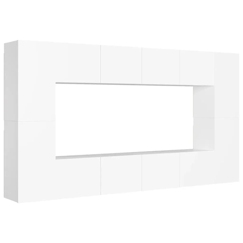 Oshkosh 8 Piece TV Cabinet Set Engineered Wood Price