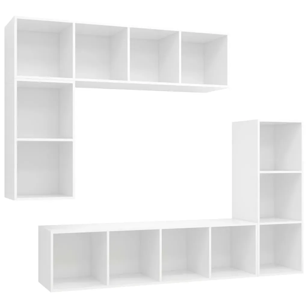 Dover 4 Piece TV Cabinet Set Engineered Wood Price