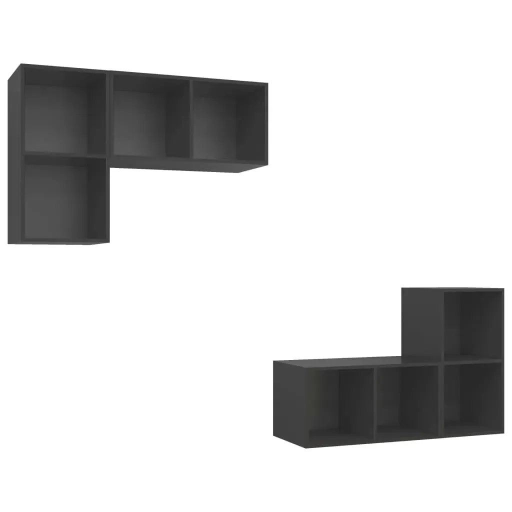 Norco Wall-mounted TV Cabinets 4 pcs Engineered Wood Price
