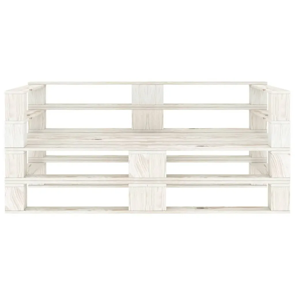 Garden 2-Seater Pallet Sofa Solid Pinewood Price