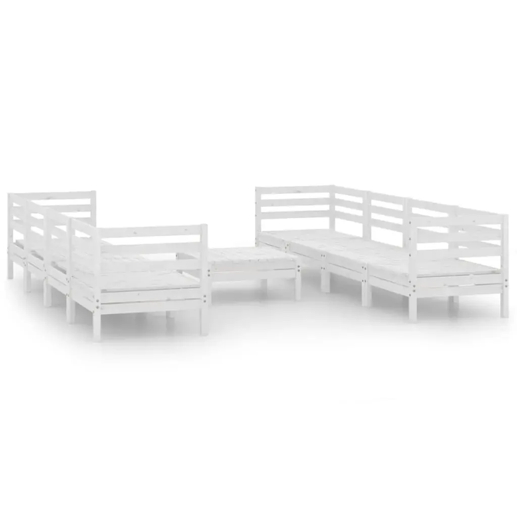 9 Piece Garden Lounge Set Solid Pinewood Price