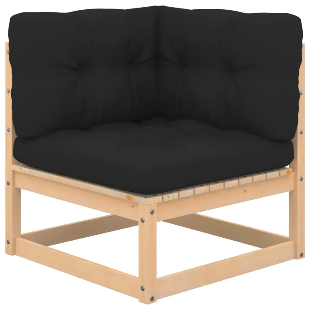 Garden Lounge Set with Cushions Solid Pinewood Price