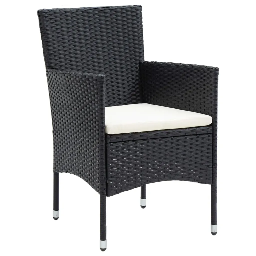 Garden Dining Chairs 4 pcs Poly Rattan Price