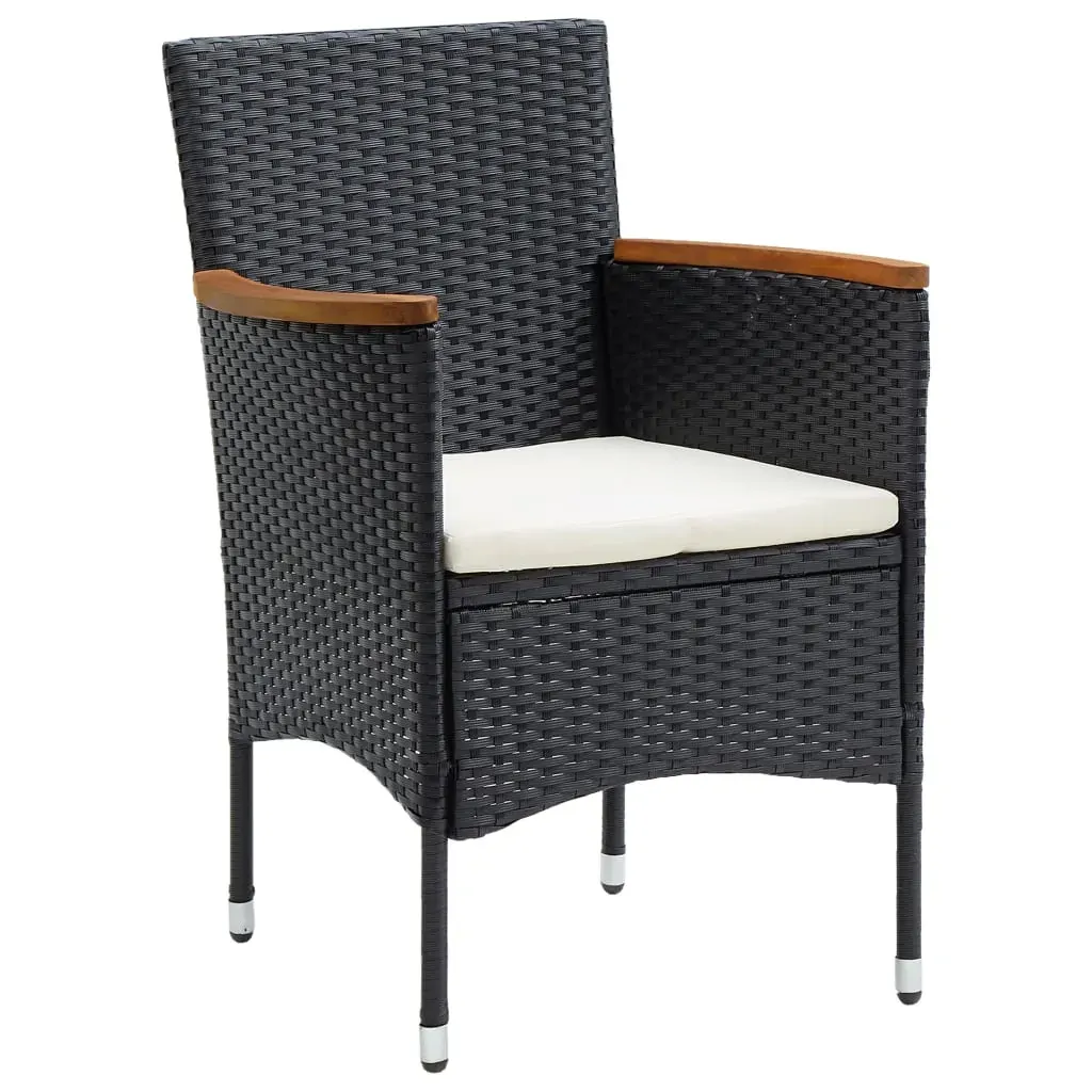 Garden Dining Chairs 4 pcs Poly Rattan Price