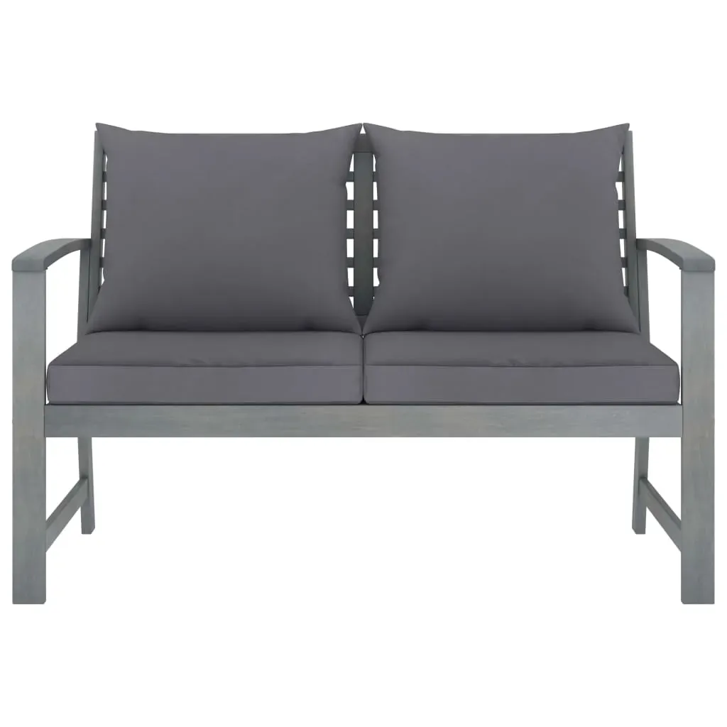 Garden Bench 120 cm with Cushion Solid Acacia Wood Price