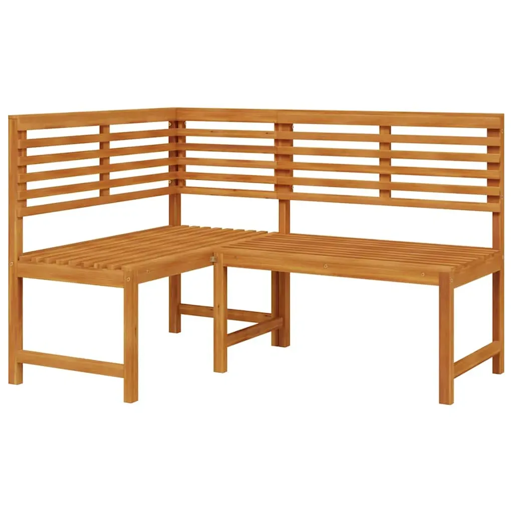 Garden Corner Bench 140 cm Solid Acacia Wood Price