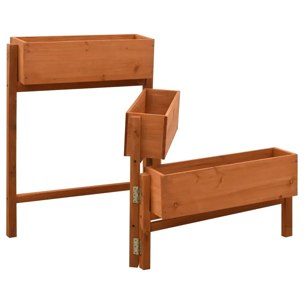 Garden Folding Planter 60x14x75 cm Solid Firwood Price