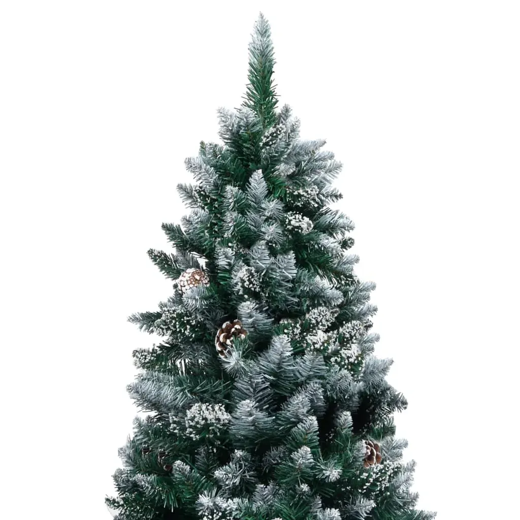 Artificial Christmas Tree with Pine Cones and White Snow Price