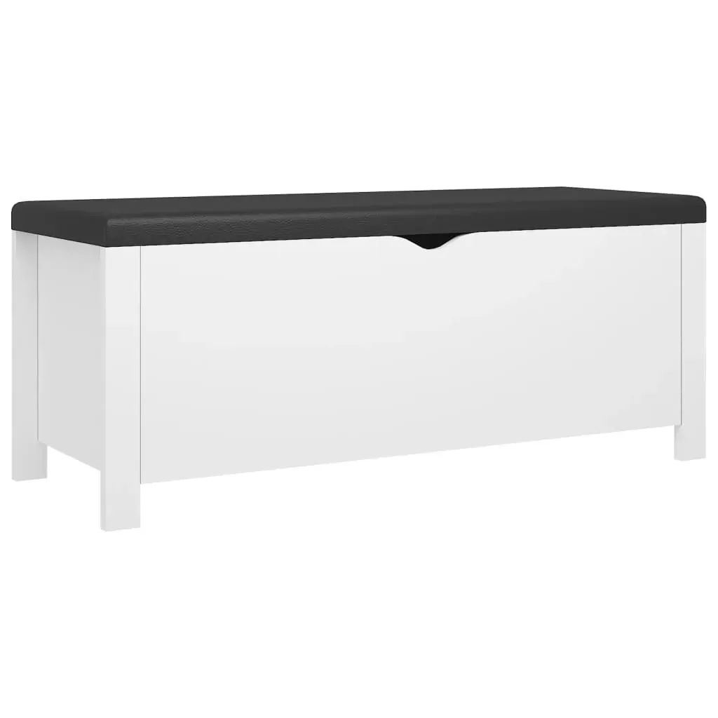 Storage Box with Cushion 105x40x45 cm Engineered Wood Price