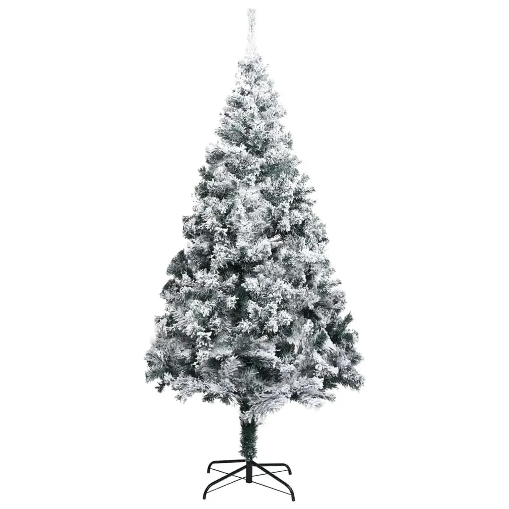 Artificial Christmas Tree with Flocked Snow Green PVC Price