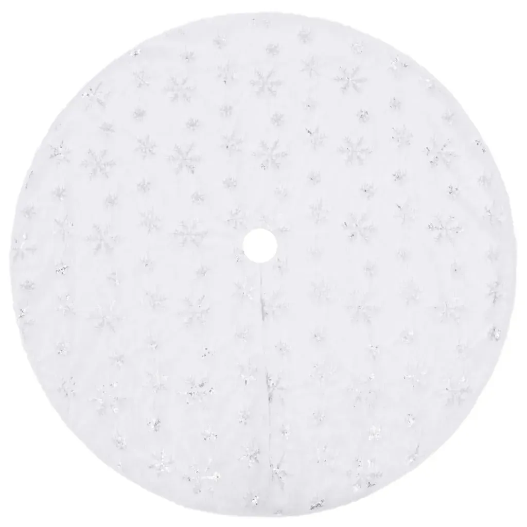 Luxury Christmas Tree Skirt White Faux Fur Price