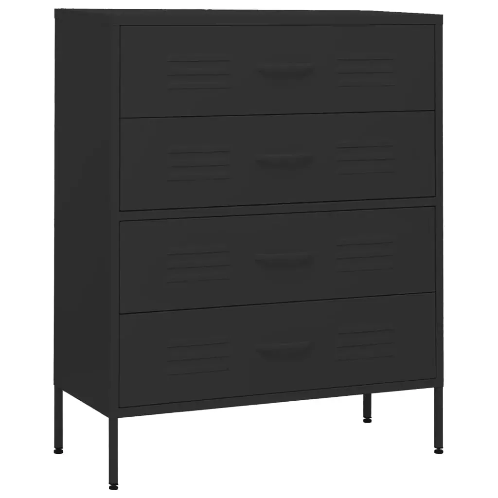 Chest of Drawers 80x35x101.5 cm Steel Price